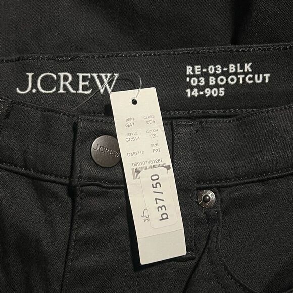 J.Crew Petite bootcut jean True Black Size 27 Petite NWT CC514 - Picture 8 of 9
